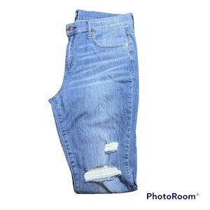 GAP True Skinny Destructed Jeans